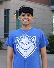 Headshot of student leader Areeb Hasan