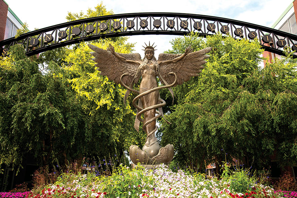 Mercy Gateway Statue