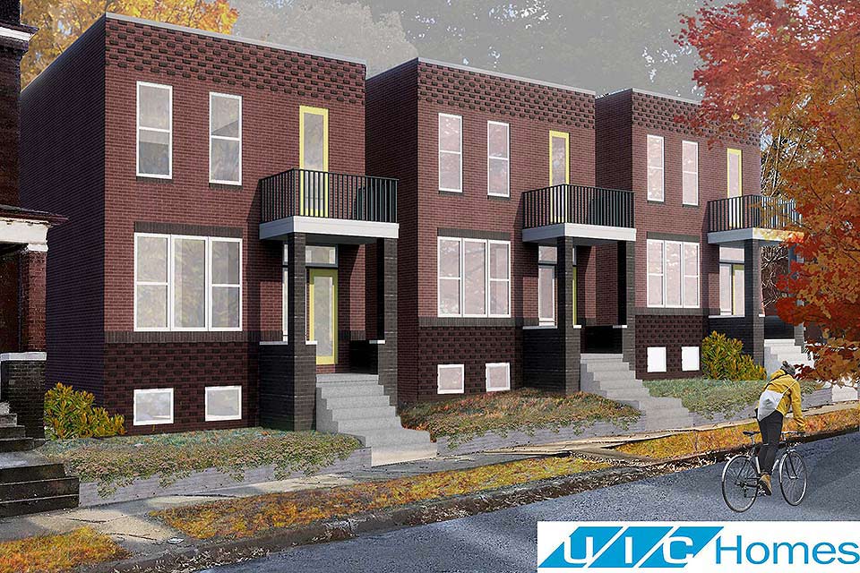 Gate District West Houses Rendering